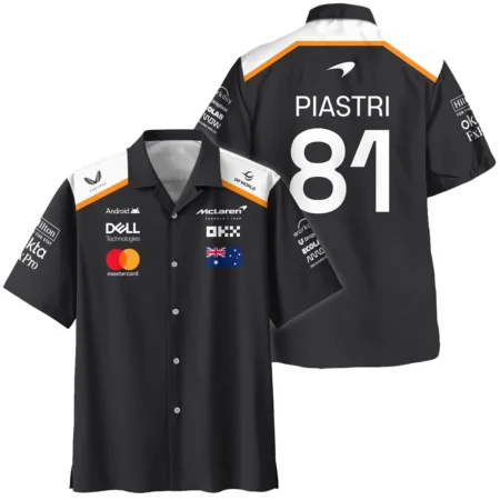 Oscar Piastri OP81 McLaren F1 Exclusive Hawaiian Shirt BLF19625A4HW