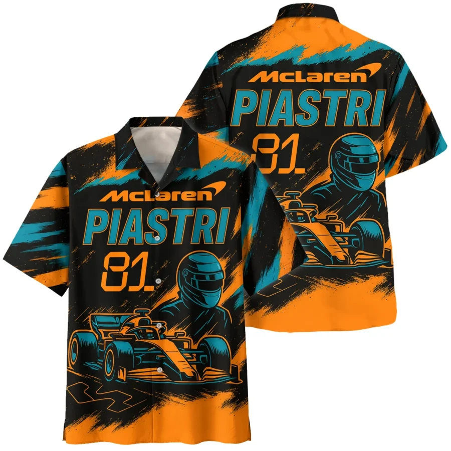 Piastri 81 McLaren F1 Exclusive Hawaiian Shirt BLMCL1625A1HW