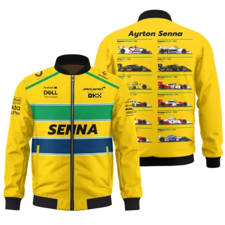 Senna x McLaren - Exclusive Bomber Featuring His Iconic Liveries BLF13625A5BB