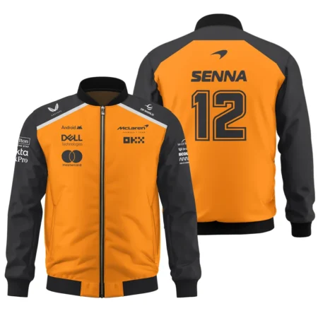 Ayrton Senna The Racing Legend McLaren F1 Exclusive Bomber BLF16625A2BB