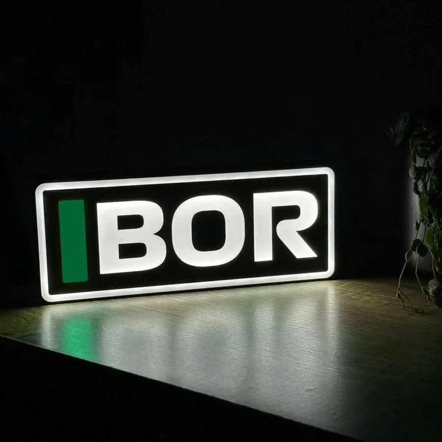 Gabriel Bortoleto Kick Sauber F1 Team Name Abbreviation Sign with LED Lighting F1 Racing Gift BLF1LEDA1BOR