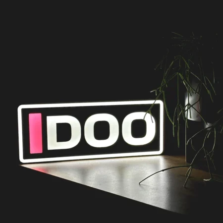 Jack Doohan Alpine F1 Team Name Abbreviation Sign with LED Lighting F1 Racing Gift BLF1LEDA1DOO