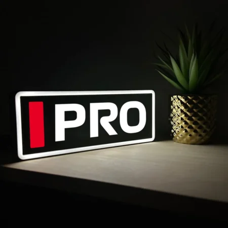Alain Prost McLaren F1 Team Name Abbreviation Sign with LED Lighting F1 Racing Gift BLF1LEDA1PRO1