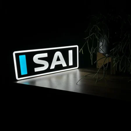 Carlos Sainz Williams F1 Team Name Abbreviation Sign with LED Lighting F1 Racing Gift BLF1LEDA1SAI