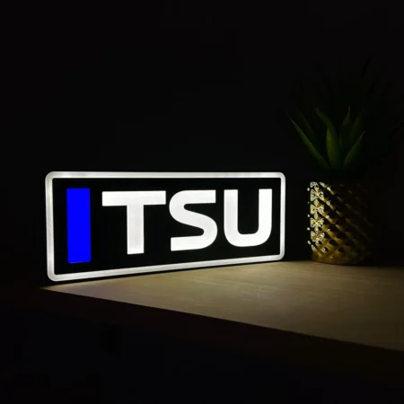Yuki Tsunoda Red Bull Racing F1 Team Name Abbreviation Sign with LED Lighting F1 Racing Gift BLF1LEDA1TSU