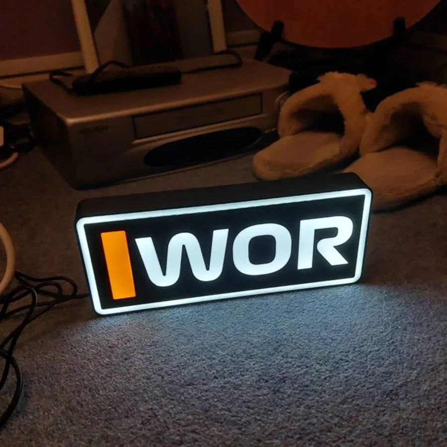 Personalised Formula 1 Name Abbreviation Sign with LED Lighting F1 Racing Gift