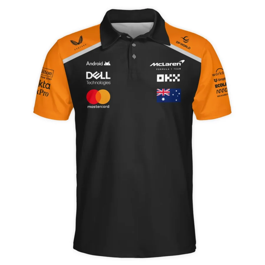 From #81 To #1 Oscar Piastri McLaren F1 Limited Edition Polo Shirt BL4725A1PL
