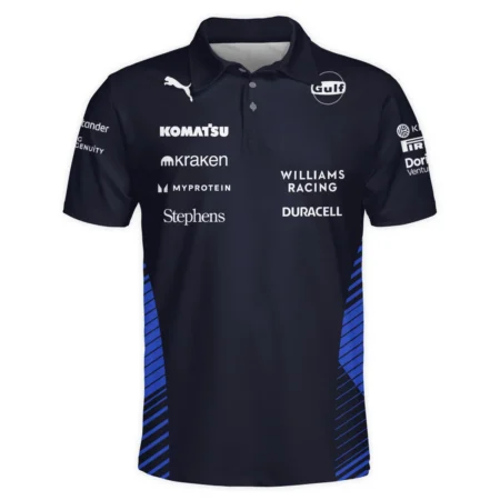 2025 Williams F1 Team Suit Polo Shirt BLVA080725A01WILPL