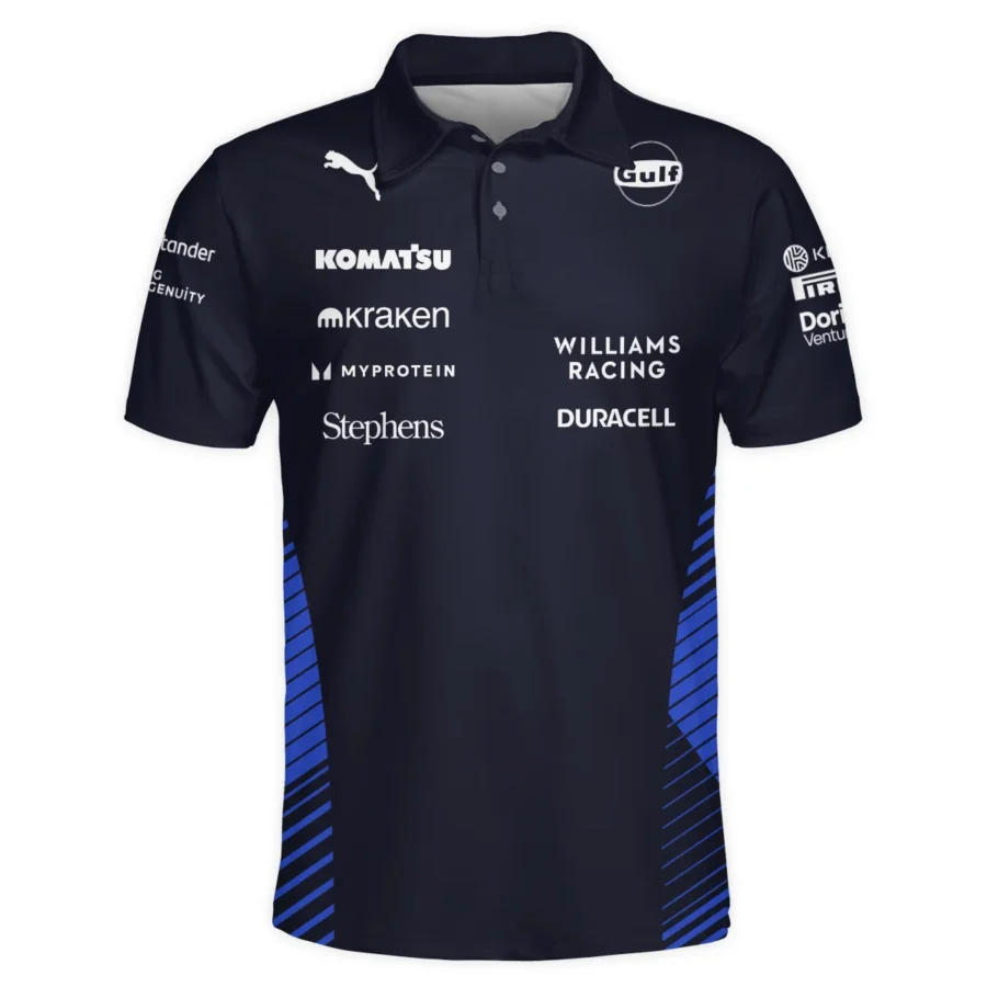 2025 Williams F1 Team Suit Polo Shirt BLVA080725A01WILPL