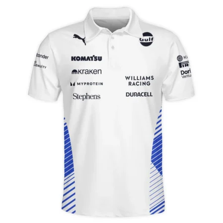 2025 Williams F1 Team Suit Polo Shirt BLVA080725A02WILPL