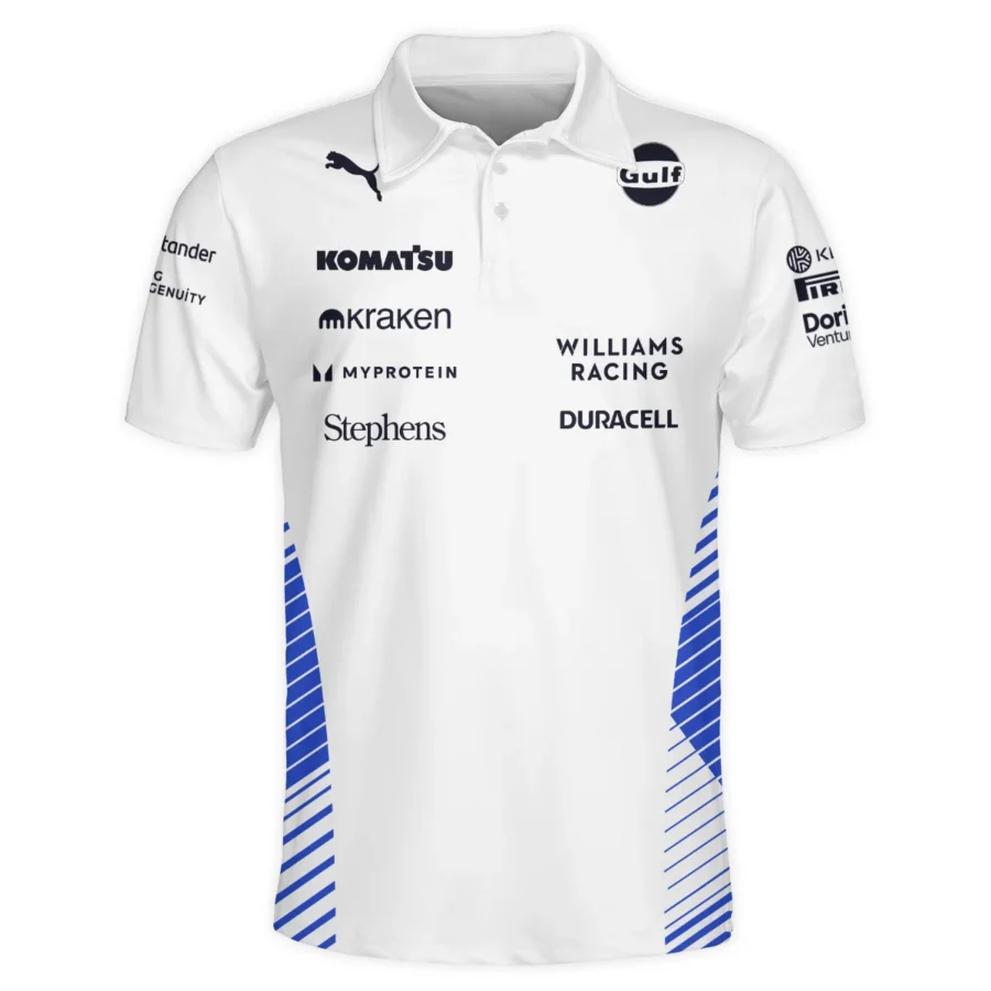 2025 Williams F1 Team Suit Polo Shirt BLVA080725A02WILPL