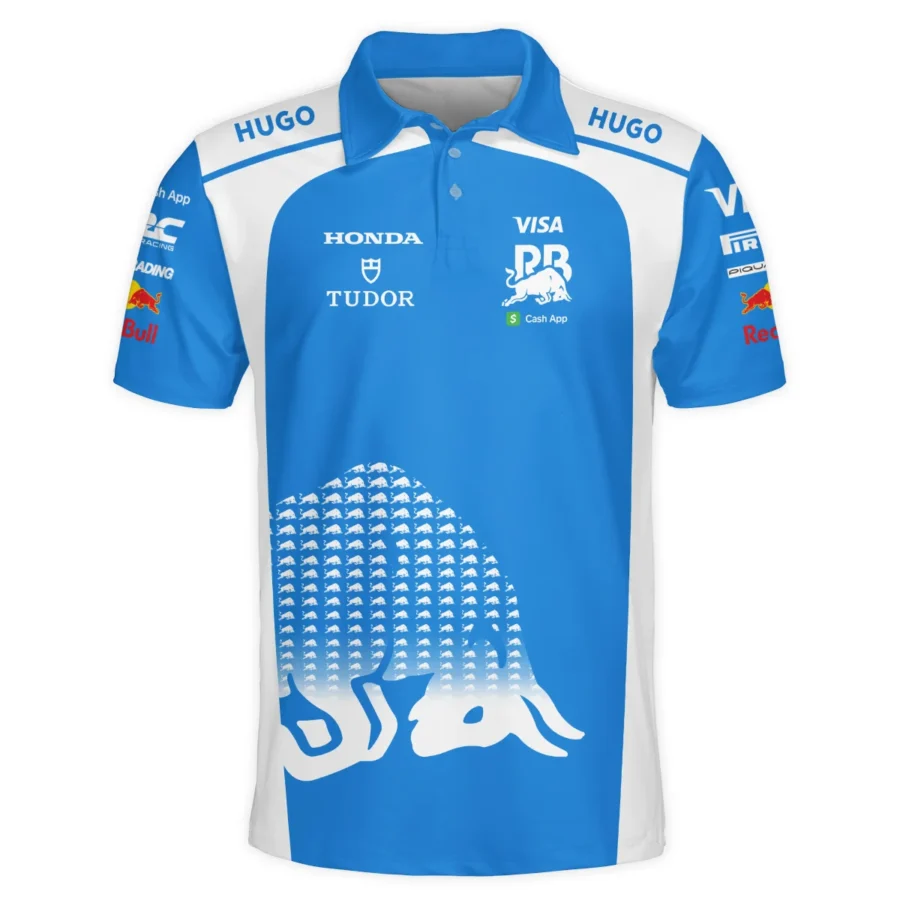 2025 Racing Bulls F1 Team Suit Polo Shirt BLVA110725A02RCBPL