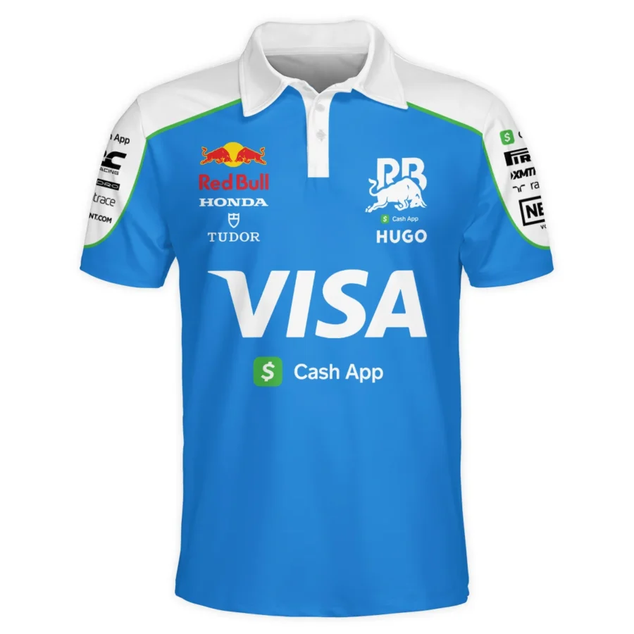 2025 Racing Bulls F1 Race Suit Polo Shirt BLVA110725A04RCBPL