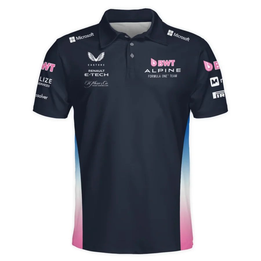2025 Alpine F1 Team Suit Polo Shirt BLVA150725A01ALPPL