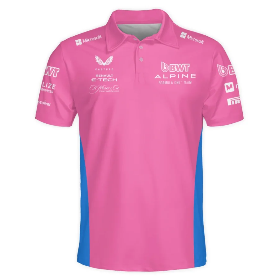 2025 Alpine F1 Team Suit Polo Shirt BLVA150725A02ALPPL
