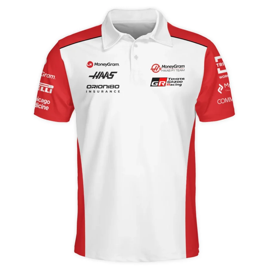 2025 Haas F1 Team Suit Polo Shirt BLVA150725A02HAASPL