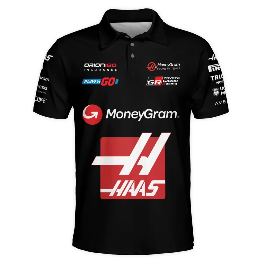 2025 Haas F1 Race Suit Polo Shirt BLVA150725A03HAASPL