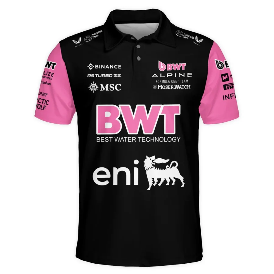2025 Alpine F1 Team Suit Polo Shirt BLVA150725A05ALPPL