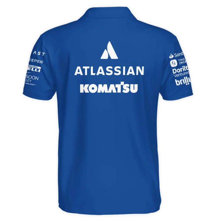 2025 Williams F1 Race Suit Polo Shirt BLVA100725A04WILPL