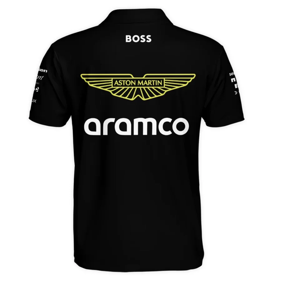2025 Aston Martin F1 Team Suit Polo Shirt BLVA120725A02AMPL