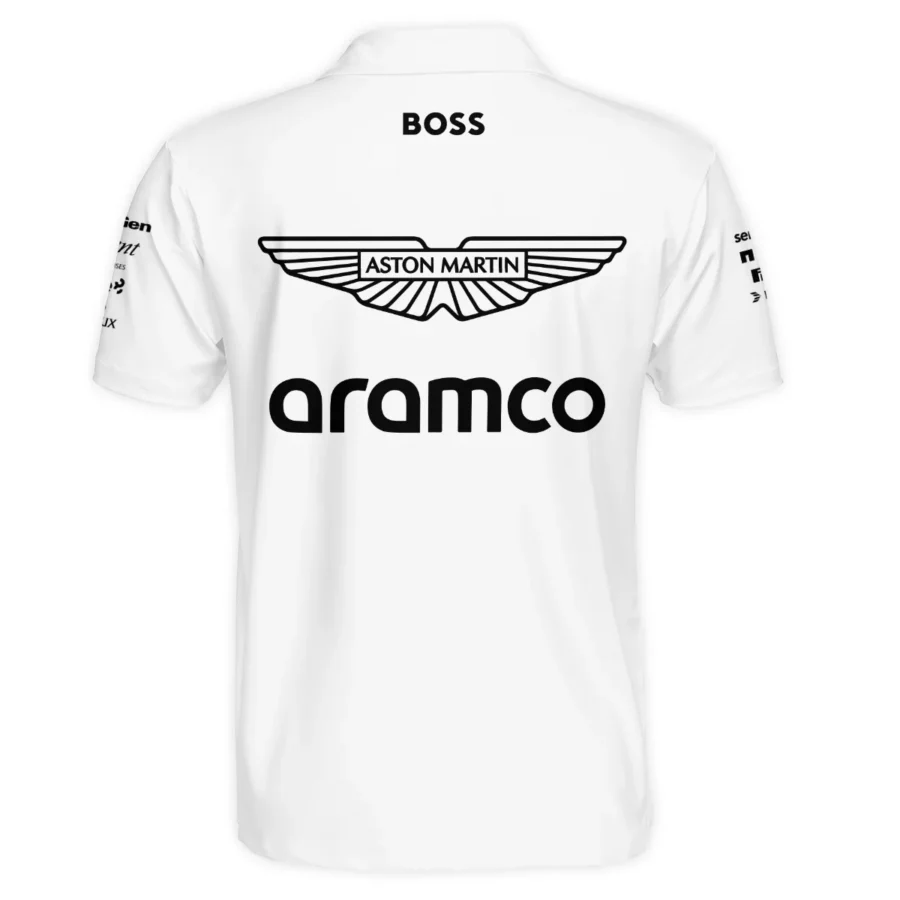 2025 Aston Martin F1 Race Suit Polo Shirt BLVA120725A03AMPL