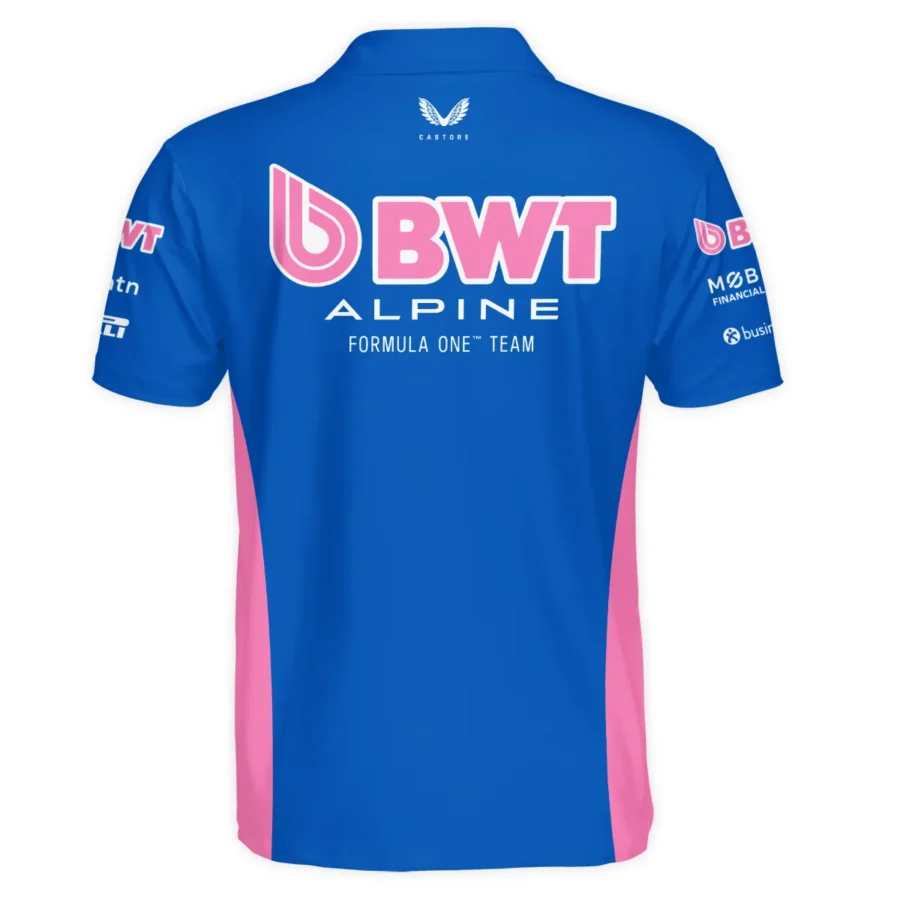 2025 Alpine F1 Race Suit Polo Shirt BLVA150725A03ALPPL