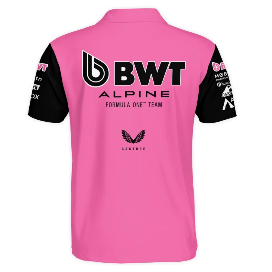 2025 Alpine F1 Team Suit Polo Shirt BLVA150725A04ALPPL