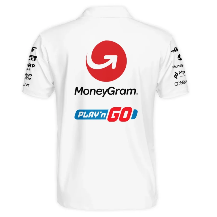2025 Haas F1 Race Suit Polo Shirt BLVA150725HAAS04PL