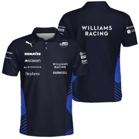 2025 Williams F1 Team Suit Polo Shirt BLVA080725A01WILPL