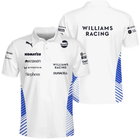2025 Williams F1 Team Suit Polo Shirt BLVA080725A02WILPL