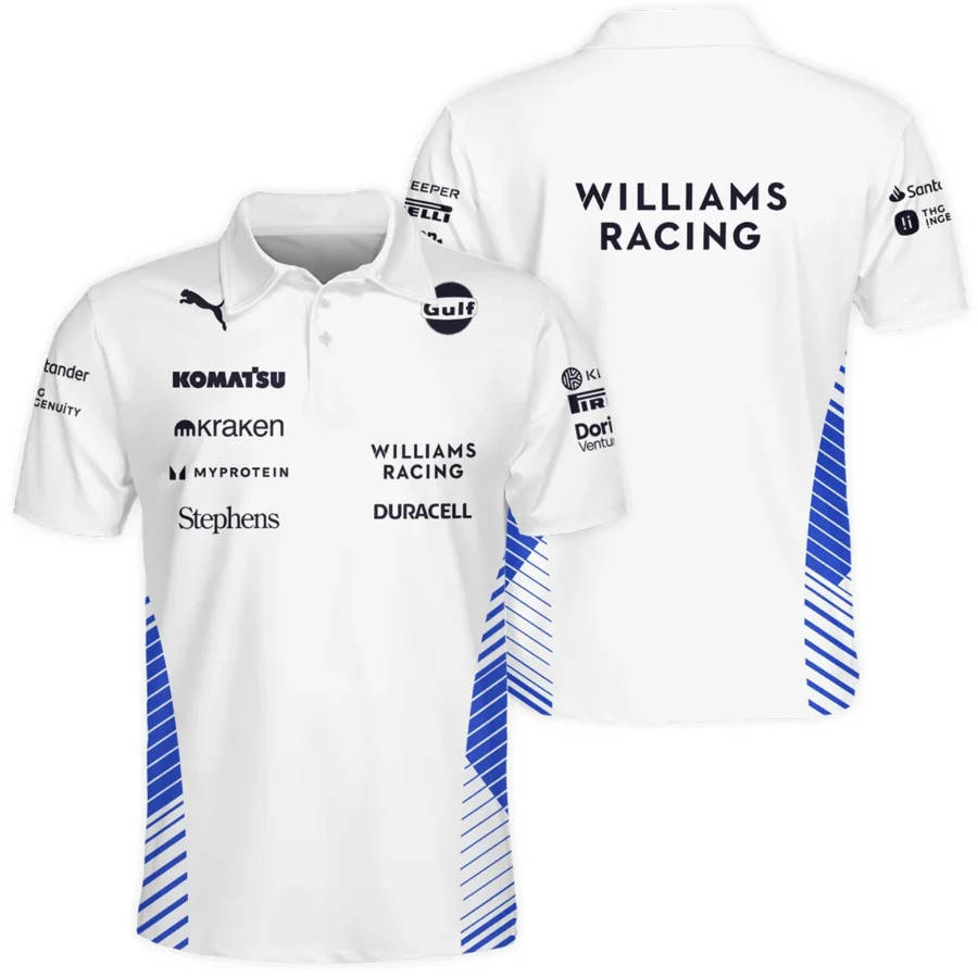 2025 Williams F1 Team Suit Polo Shirt BLVA080725A02WILPL
