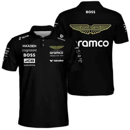 2025 Aston Martin F1 Team Suit Polo Shirt BLVA120725A02AMPL