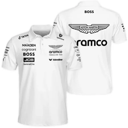 2025 Aston Martin F1 Race Suit Polo Shirt BLVA120725A03AMPL