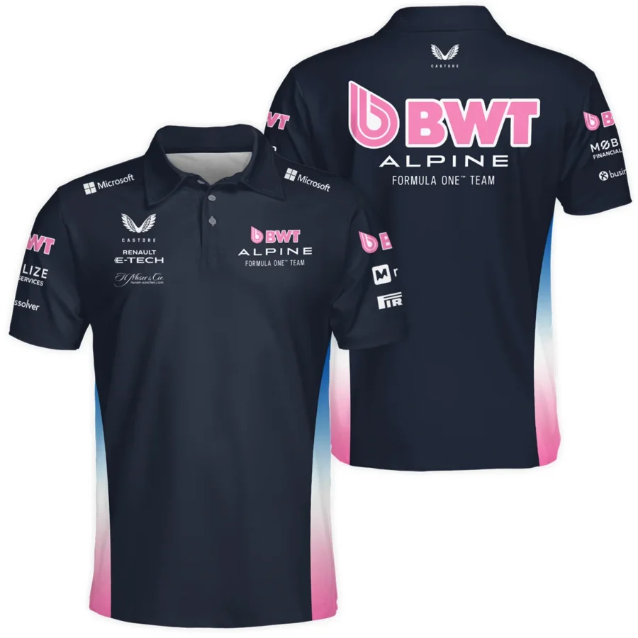 2025 Alpine F1 Team Suit Polo Shirt BLVA150725A01ALPPL