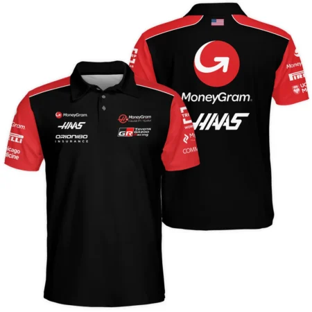 2025 Haas F1 Team Suit Polo Shirt BLVA150725A01HAASPL