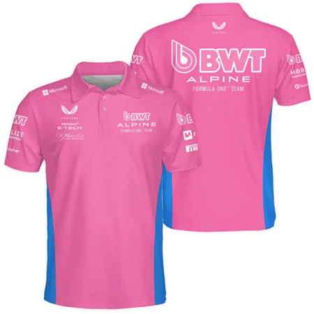 2025 Alpine F1 Team Suit Polo Shirt BLVA150725A02ALPPL