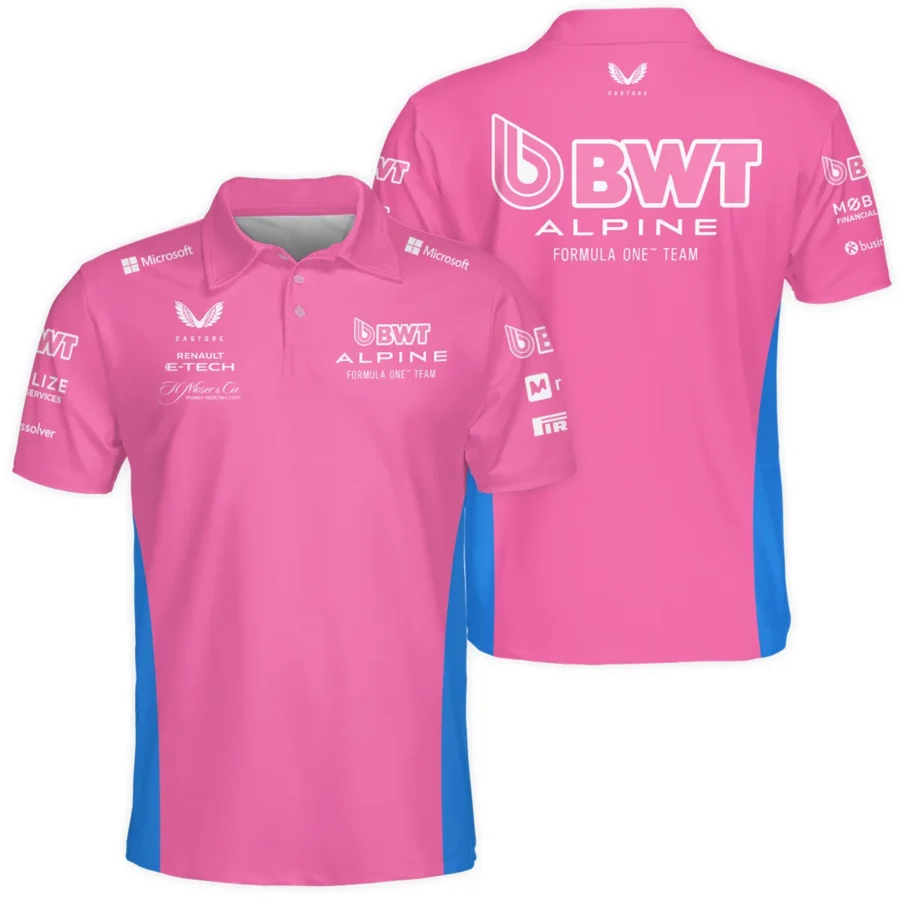 2025 Alpine F1 Team Suit Polo Shirt BLVA150725A02ALPPL