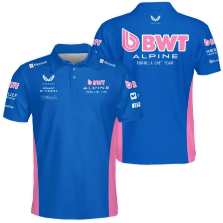 2025 Alpine F1 Race Suit Polo Shirt BLVA150725A03ALPPL