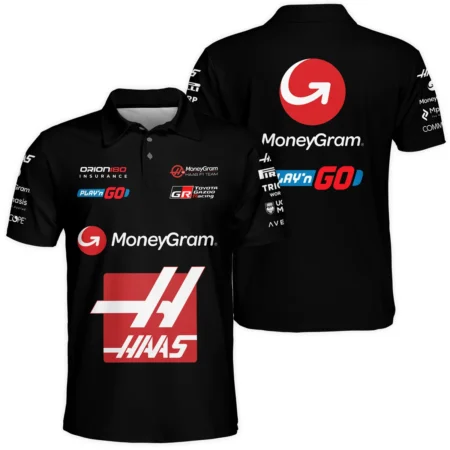 2025 Haas F1 Race Suit Polo Shirt BLVA150725A03HAASPL