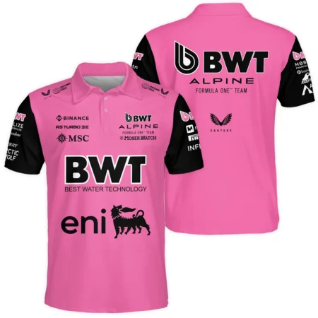 2025 Alpine F1 Team Suit Polo Shirt BLVA150725A04ALPPL
