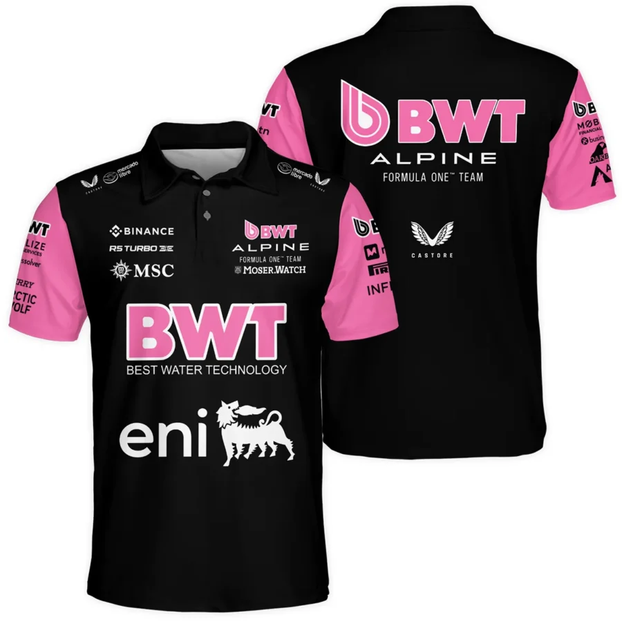 2025 Alpine F1 Team Suit Polo Shirt BLVA150725A05ALPPL