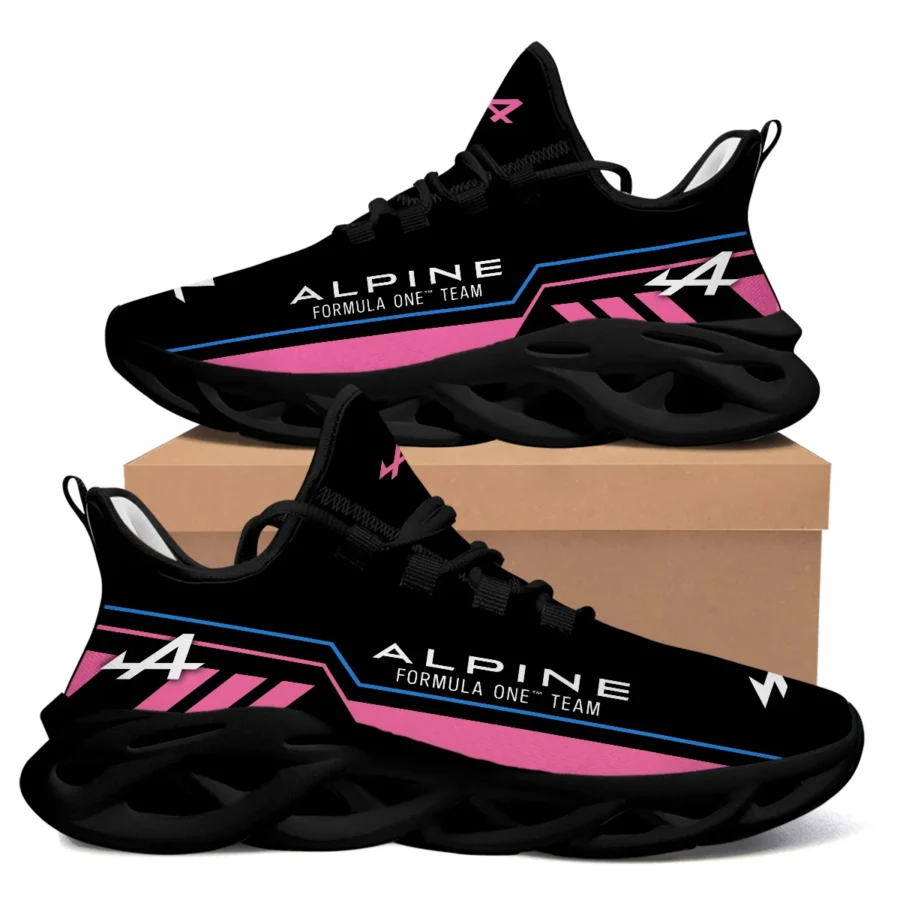 Alpine F1 Max Soul Shoes All Over Print BLALP16725A1 - Black