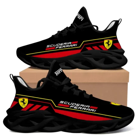Ferrari F1 Max Soul Shoes All Over Print BLFRR16725A1 - Black