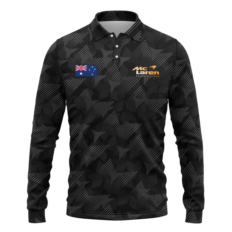 Oscar Piastri McLaren F1 Limited Edition Long Polo Shirt BLOP13725A2LPL