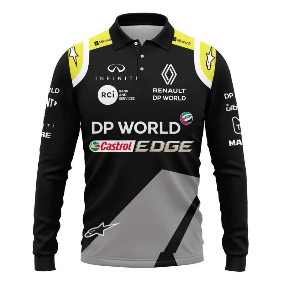 2018 Race Suit Uniform Long Polo Shirt For Fans BLVA180725A01LPL-1 CleanFit