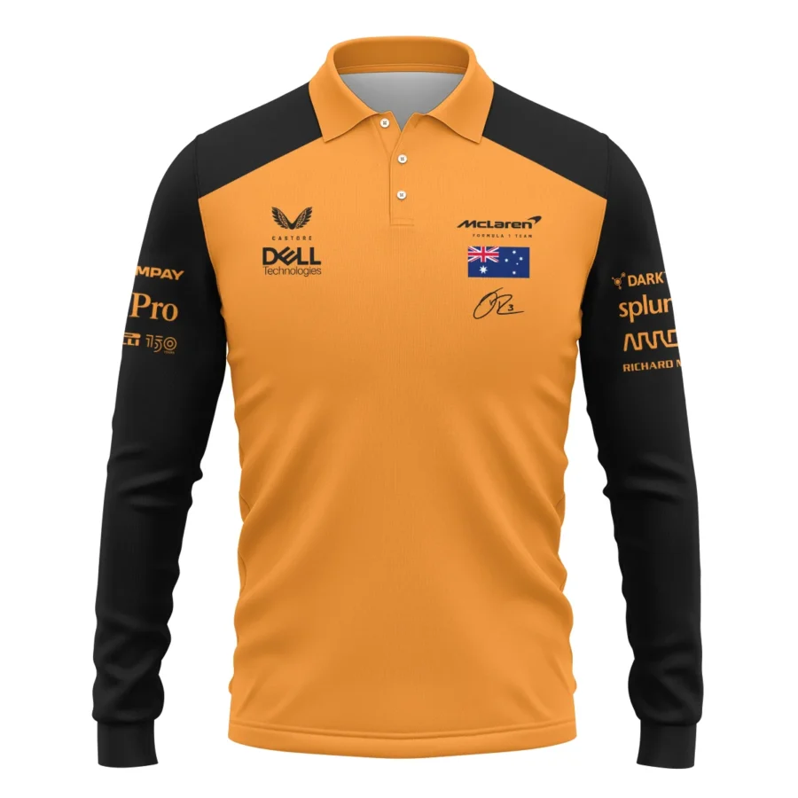 2022 Race Suit Uniform Long Polo Shirt For Fans BLVA180725A08LPL-1 CleanFit