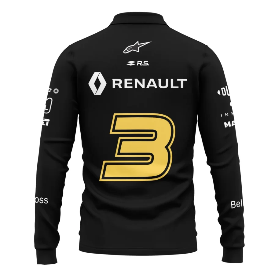 2020 Race Suit Uniform Long Polo Shirt For Fans BLVA180725A04LPL-1 CleanFit