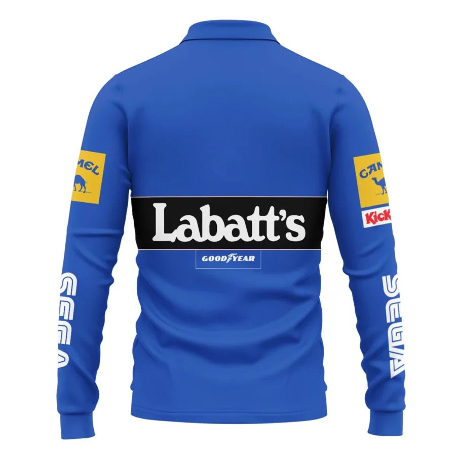 1993 Alain Prost Racing Suit Williams Renault F1 Team Long Polo Shirt BLVAAP070725A03LPL