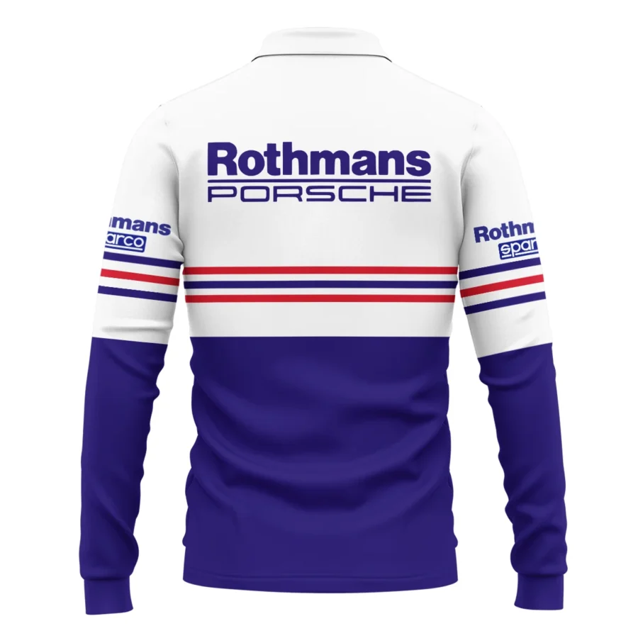 1984 Jack Brabham Rothmans Porsche 962 Long Polo Shirt BLVAJB080725A03LPL