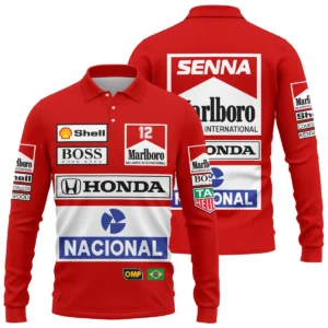 1988 Ayrton Senna Honda Race Suit Marlboro McLaren Bomber BL3725A2BB